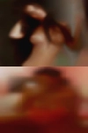 Big black horny woman open