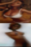 Swinging black woman