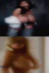 Horny girls licking their own