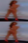 Nude women from wast down